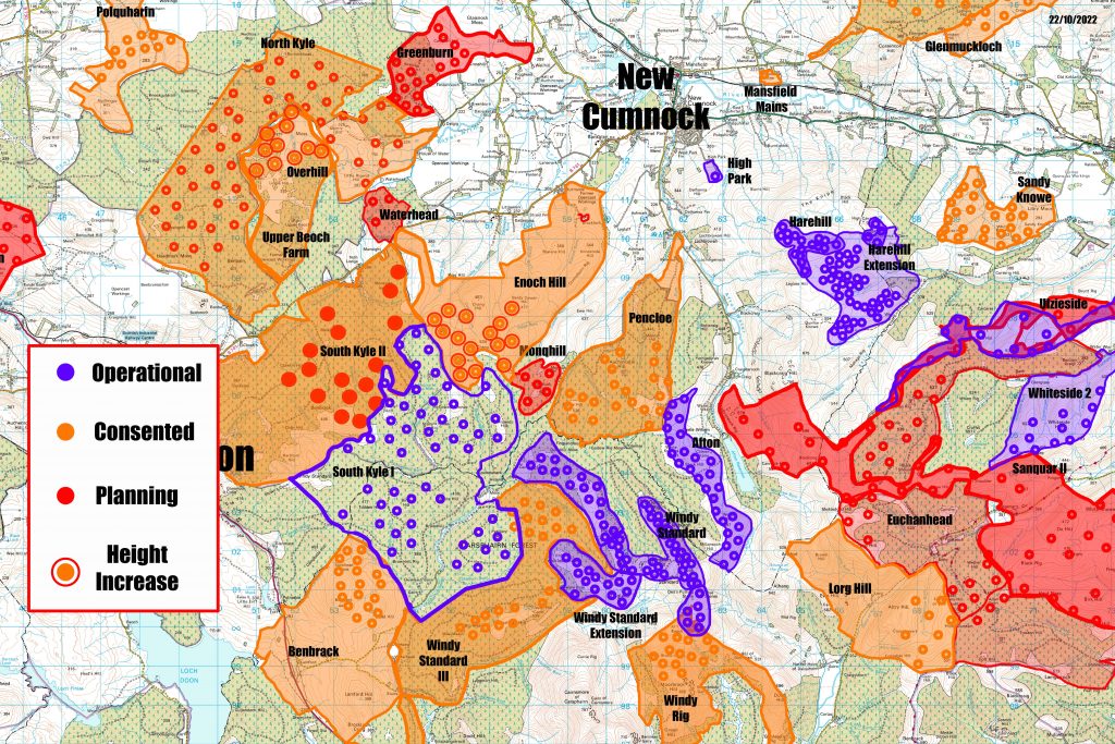 Latest Map Of New Cumnock With Key OCT 2022 1024x683 